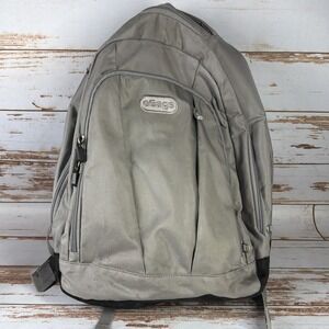eBags TLS Workstation Travel Laptop Backpack Gray Commuter Bag Carry On Pockets